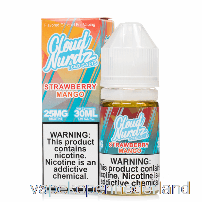 Elektronische Sigaret Vape Ijs Aardbei Mango - Wolk Nurdz-zouten - 30 Ml 25 Mg